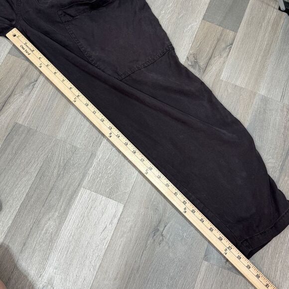 Hunter & Brown Slouchy Leg Pockets Pull On Trouser Pants Black XL - Picture 15 of 16